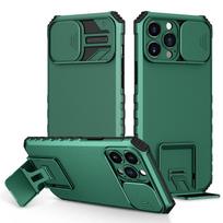 Armor Shockproof Case For iPhone 17 16 15 14 13 12 11 Pro Max Plus Pull Slide Camera Protection Magnetic Live Stand Phone Cover For iPhone 17Pro Max