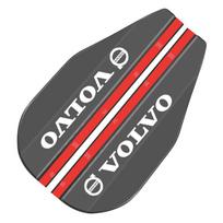 Automobilio galinio vaizdo šoninio veidrodėlio lietaus apsauga, saulės skydelis, antakių apsauga, skirta Volvo XC90 XC60 XC70 XC40 V90 V60 V40 C70 C30 S80 juoda