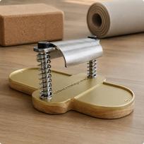 Pilates Foot Arch Training Tool Curved Roller Strength brown