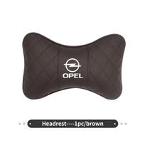 For Opel Car Headrest Breathable Soft Neck Pillow Spine Protect Accessories Insignia Corsa Zafira Mokka Grandland Antara Ampera black