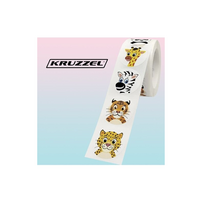 Motyvaciniai lipdukai - ritinys po 500 vnt. Kruzzel 22947