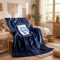 Preston North End Football Print Flannel Blanket Soft Warm Sofa Bed Throw Blanket For Home Office Bedroom 75x90cm