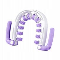 Raumenų masažuoklis namams, ergonomiškas, elastingas, violetinis