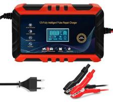 Automatinis akumuliatoriaus įkroviklis su LCD, 12V 6A, raudonas