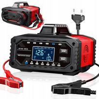 Įtampos reguliatorius motociklui, automobiliui, valtims, su LCD ekranu, 12V/24V