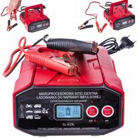 Automobilinis akumuliatorių lygintuvas 12V/24V 30A AGM START-STOP