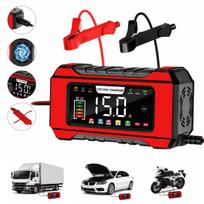 Automatinis akumuliatoriaus įkroviklis su LCD ekranu, 24V/15V, 8A