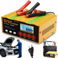 Automobilinis akumuliatoriaus pakrovėjas SMART RECTIFIER 12V/24V, AGM, LCD, pulse režimas