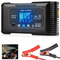 Automatinis automobilio akumuliatoriaus įkroviklis su LCD ekranu, 12V/24V