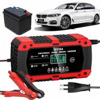 Automatinis automobilio akumuliatoriaus įkroviklis su atkūrimo funkcija, 12V 10A