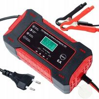 Akumuliatorių įkroviklis ir paleidimo įrenginys su LCD, 12V/6A, 3-in-1