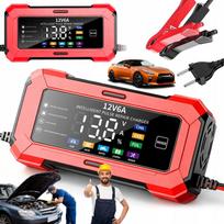 Automatinis akumuliatoriaus įkroviklis, 12 V, 6 A, su remonto funkcija