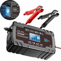 Automatinis 12V/24V automobilių akumuliatoriaus įkroviklis su akumuliatoriaus atkūrimo funkcija