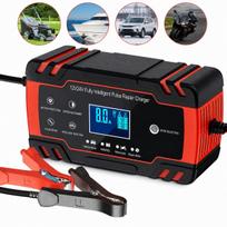 Akumuliatoriaus įkroviklis 12V 8A / 24V 4A su automatinio įkrovimo ir remonto funkcija