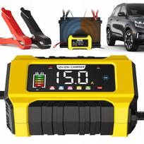 Automobilio akumuliatoriaus įkroviklis 12V/15A, automatinis, su atkūrimo funkcija