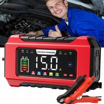 Automobilinis akumuliatoriaus įkroviklis 12V/24V, 15A, išmanus
