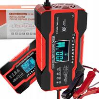 Automatinis automobilio akumuliatoriaus įkroviklis 12V/24V su atstatymo funkcija