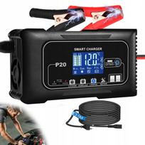 Akumuliatorių įkroviklis P20, 12V 20A / 24V 10A, automatinis