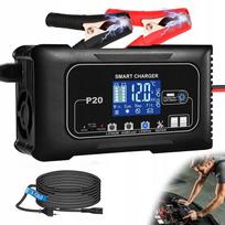 Akumuliatorių įkroviklis P20, 12V 20A / 24V 10A, automatinis