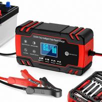 Automatinis akumuliatoriaus įkroviklis su 12V/24V akumuliatorių atstatymo funkcija