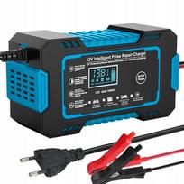 Automatinis automobilinis akumuliatoriaus įkroviklis 12V 6A su LCD, tinka iki 120Ah