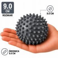 Raumenų masažo kamuoliukas su spygliais rehabilitacijai