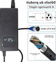 Įkroviklis LiFePO4 29,4 V 4 A su ekranu, 3 kontaktų XLR, vežimėliams