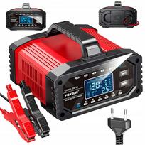 Automobilinis akumuliatorių įkroviklis 12V/24V, 5A/15A, tinka AGM, GEL, EFB tipo baterijoms