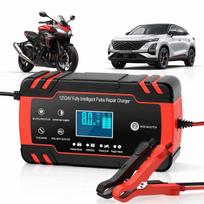 Automatinis automobilio akumuliatoriaus įkroviklis 12V/24V su remonto funkcija