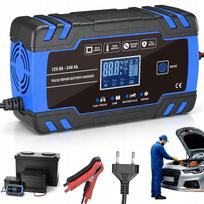 Automatinis akumuliatorių įkroviklis su remonto funkcija, 8A, 12V/24V, LCD ekranas