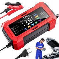 Akumuliatorių įkroviklis 12V, 100–240V AC, su regeneracijos funkcija