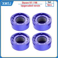 HEPA filter For Dyson V8 V7 Accessories Robot Vacuum Cleaner Washable Filter Replacement Spare Parts pink