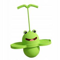 Šokinėjimo žaislas Pogo Jumper su rankena, žalias