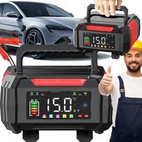 Automobilio akumuliatoriaus įkroviklis 12V/24V, tinkamas EFB