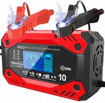 Automatinis akumuliatoriaus įkroviklis su 12V/24V akumuliatorių atstatymo funkcija