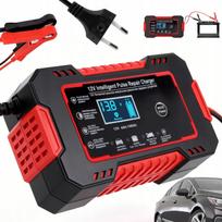 Automobilinis akumuliatoriaus įkroviklis 12V 6A su mikroprocesoriumi ir remonto funkcija