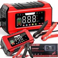 Automatinis akumuliatoriaus įkroviklis RED, 12V/24V sunkvežimiams
