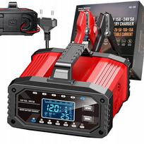 Automatinis išmanus akumuliatoriaus įkroviklis 12V/24V 15A