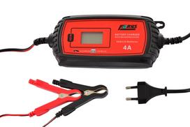 Akumuliatoriaus įkroviklis 6V/12V su LCD ekranu, 4A