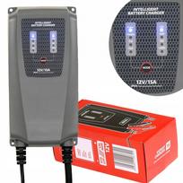 Automatinis akumuliatoriaus įkroviklis EXPERT CHARGER 15W, tinka GEL, MF, AGM, CAL, LiFePO4