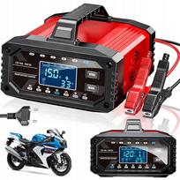 Akumuliatoriaus įkroviklis 12V/24V, 5A/15A, AGM, GEL, LiFePO4, motociklams ir automobiliams