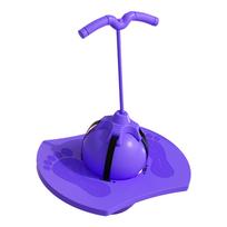 Vaikiškas šokinėjantis kamuolys su rankena, violetinis