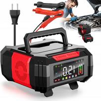 Akumuliatorių įkroviklis LiFePO4 su LCD, 12V 15A / 24V 8A