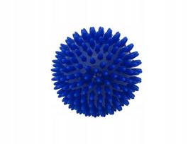 Masažo kamuoliukas su spygliais, mėlynas, 9 cm