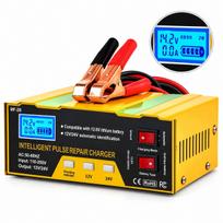 Automobilinis akumuliatoriaus įkroviklis Retoo 12V/24V 10A su LED remonto funkcija
