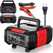 Akumuliatoriaus įkroviklis 12V/24V 15A su taisymo funkcija, automatinis