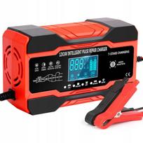 Akumuliatorių kroviklis LCD, 10A, 12V/24V, su taisymo funkcija