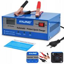 Automobilinis akumuliatoriaus įkroviklis 12V/24V, 10A, su reguliavimu