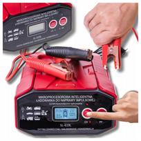 Automobilinis akumuliatorių įkroviklis 12V/24V 30A AGM Start-Stop, automatinis