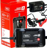 Automobilinis akumuliatoriaus įkroviklis IDEAL SMART 2, 6–12V, 2A, WET, GEL, MF, AGM